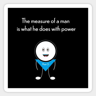 Plato Measure of Man Magnet